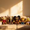Neuer 25cm 99 Nächte im Wald Plüsch-Hirsch-Kumpel Plüschtier Cartoon Film Zubehör Plüschtier Weiche Stoffpuppe Spielzeug Geschenk für Kind