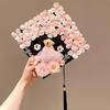 Doctor Flowers Graduation Cap Master Trencher Cap Headwear Mortar Board  University