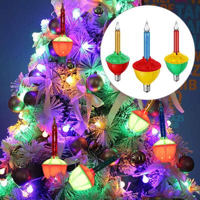 3Pcs Christmas Bubble Lights IP65 Waterproof Energy-saving Low-Power Consumption Indoor Xmas Hanging Lights