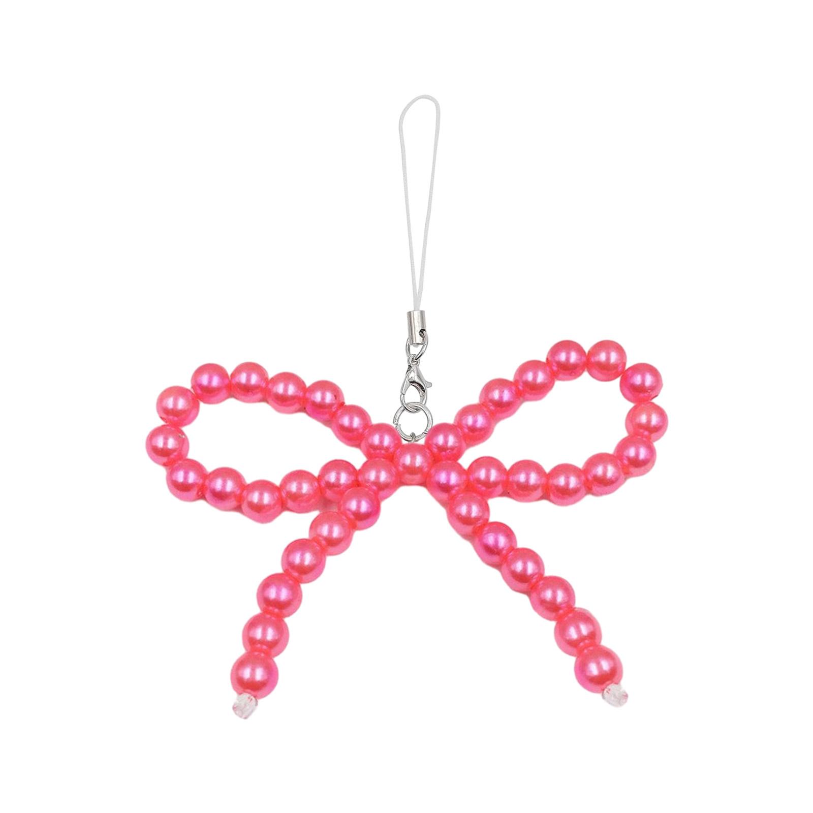 

Красочные бисерные брелки и шнурки для ключей Уникальный бисерный бант для рюкзака Украшение для нежного брелока-подвески для сумки разноцветный