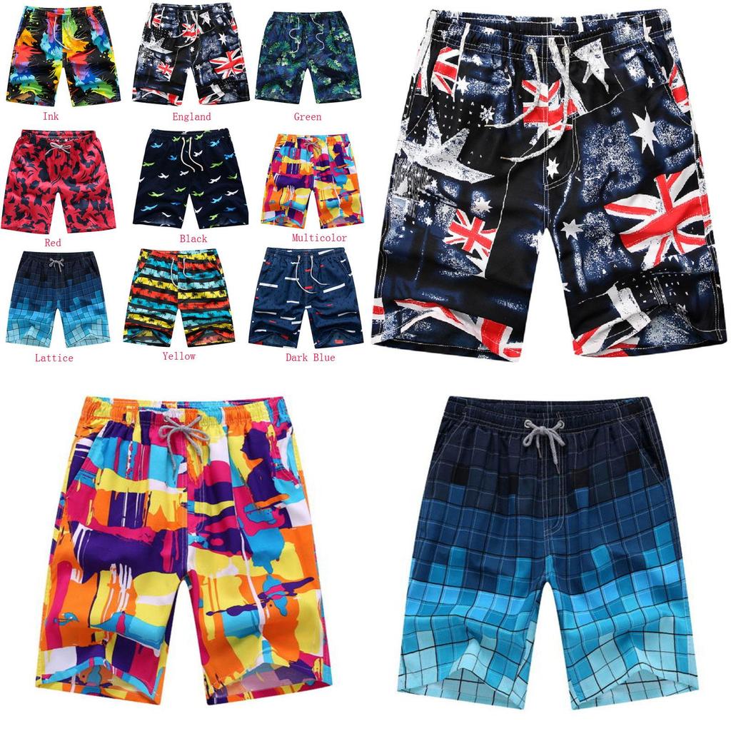 Hochwertige mehrfarbige Boardshorts für Herren, perfekt zum Surfen und für Strandbekleidung