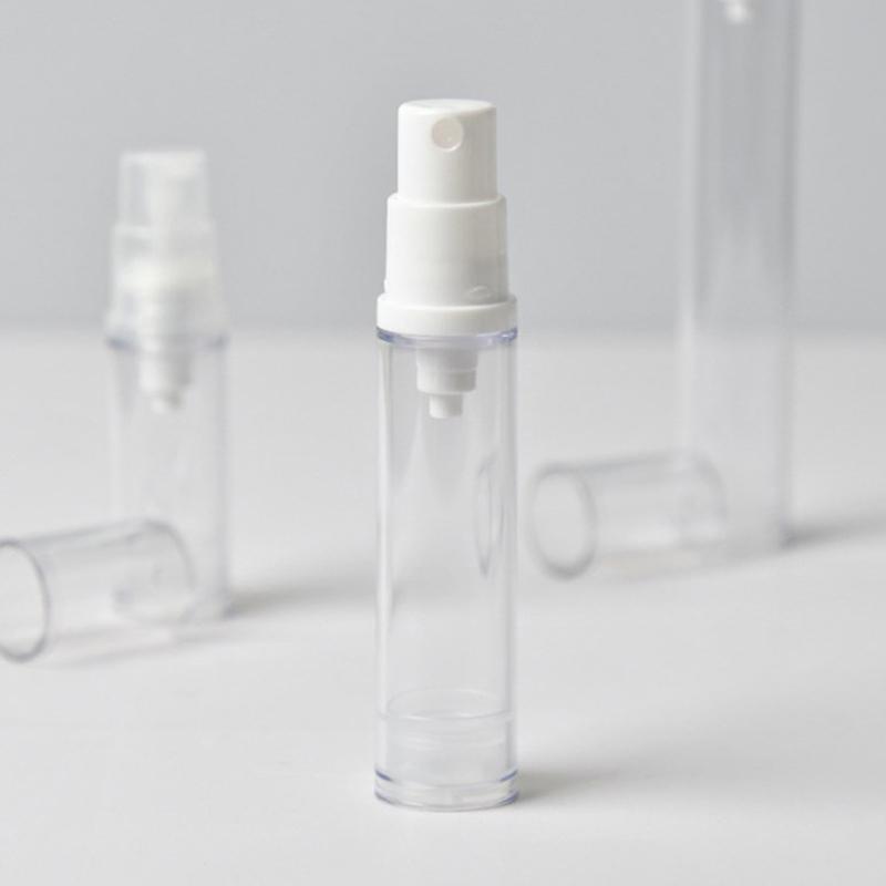 1Pc 5/10/15Ml Empty Airless Vacuum Pump Bottle Refillable Plastic Lotion Travel
