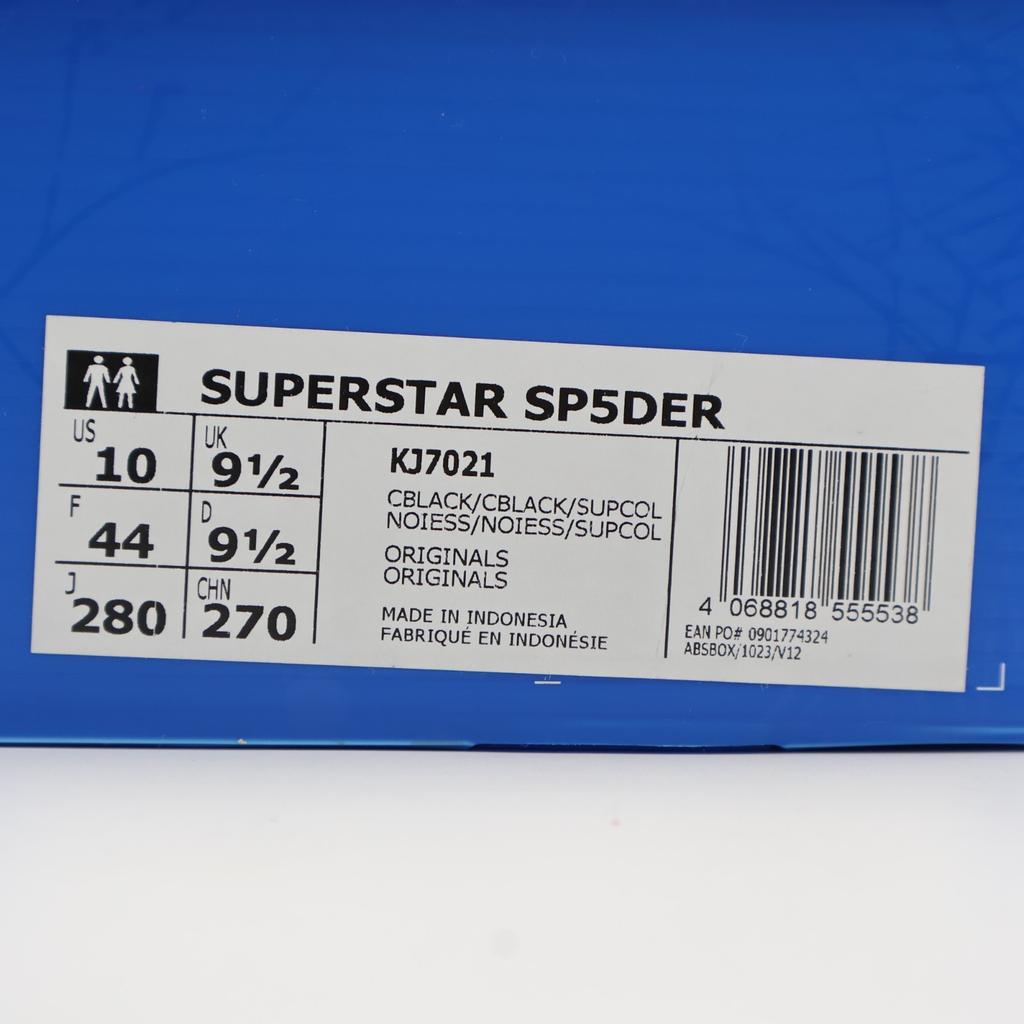 KJ7021 Sp5der adidas Superstar Core Black (Men's)