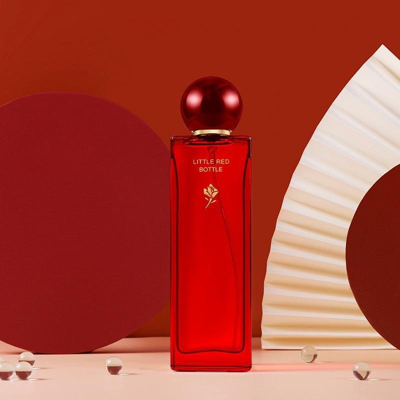 Small red bottle perfume lasting women's party small black bottle perfume lasting light fragrance fresh perfume water