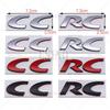 Car Styling RC CC 3D Metal Zinc Alloy Car Badge Body Fender Rear Trunk Adhesive Decal Emblem for Volkswagen VW Passat CC RC Zd4