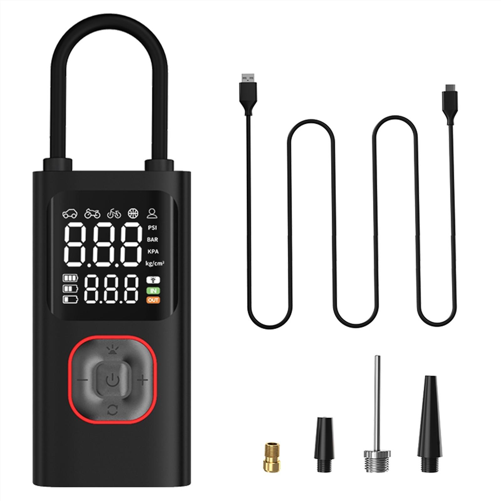 

Portable tire inflator, portable handheld gas distributor One Size чёрный