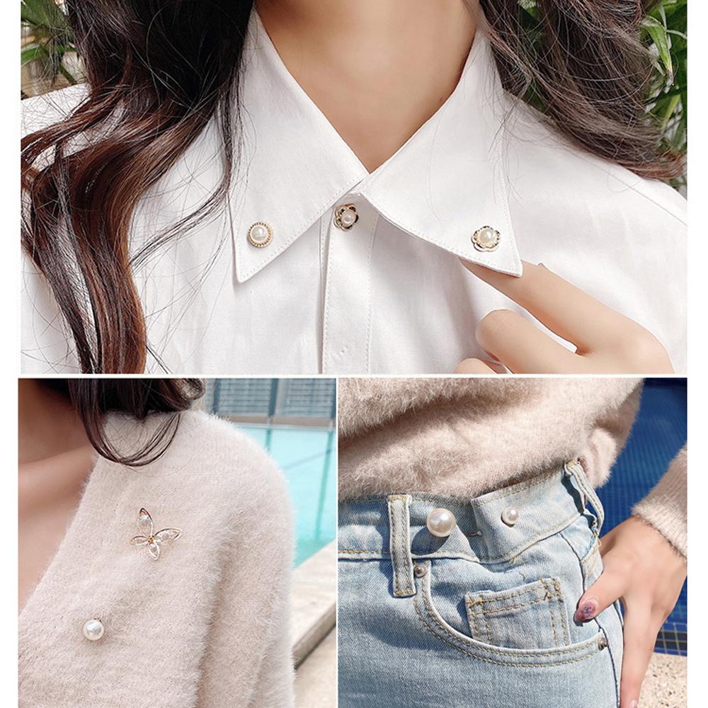 Brooch Fashion Accessories Jewelry Pearl Brooch Imitation Pearl Sweater Pin Shawl Buckle