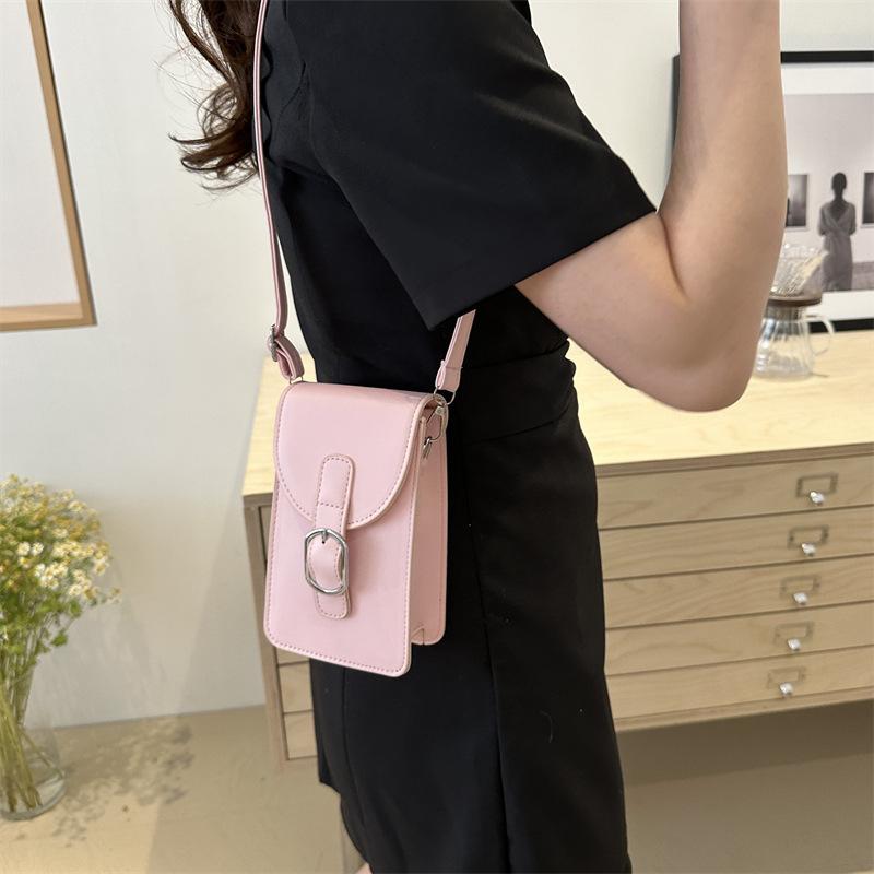 Retro Literature and Art 2025 New Fashion Personalized Mobile Phone Bag Niche Design Casual Messenger Bag Women's Bag Shoulder Bag