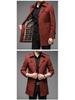 Men's Mid-Length Trench Coat, Autumn Korean Style Jacket, Simple Design, 9 Colors Available