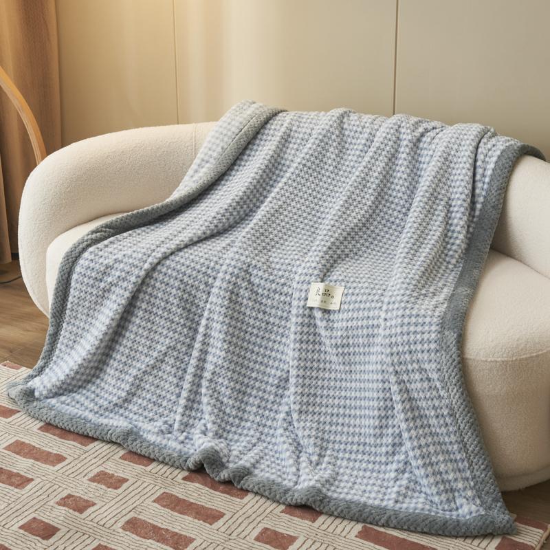 

Новое простое клетчатое одеяло с узором, роскошное, уютное, пушистое, мягкое, легкое, теплое, на все времена года, для дивана, спальни, дорожное одеяло 120x200cm 1Pc