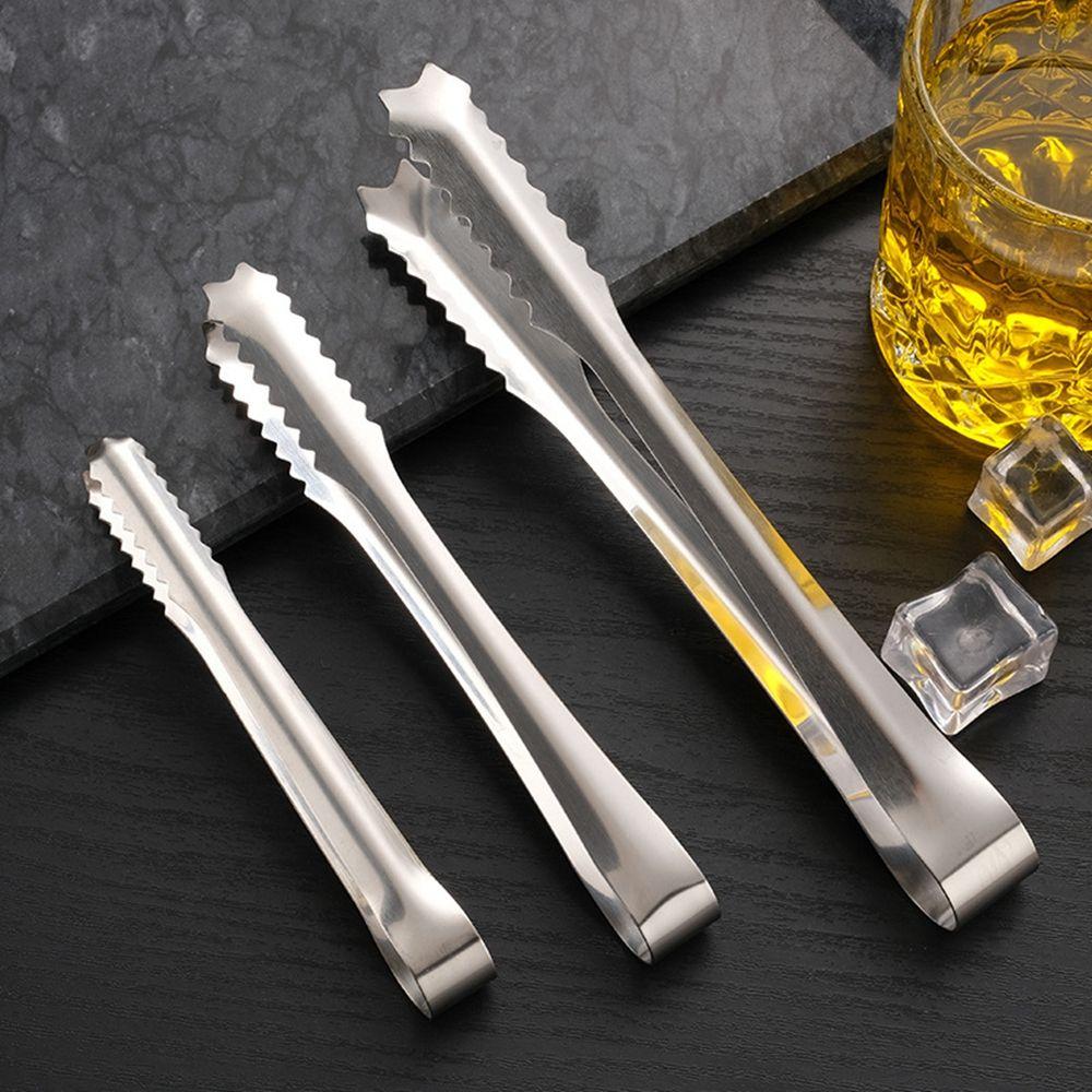 Non-Stick For Barbecue Party Bar With Teeth Bar Ice Tongs Bread Clamp Serving Tongs Kitchen Tool