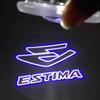 Ltsplay Car Courtesy Lights, Welcome Door Lights, Laser Logo Lights, LED Logo Projection, Angle Adjustment Function, Set of 2, Blue