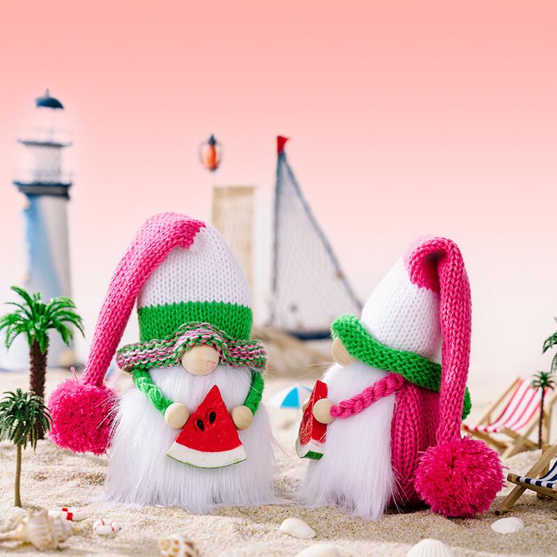 Enchanting Watermelon Themed Gnome Doll Perfect For Summer Celebrations Decor And
