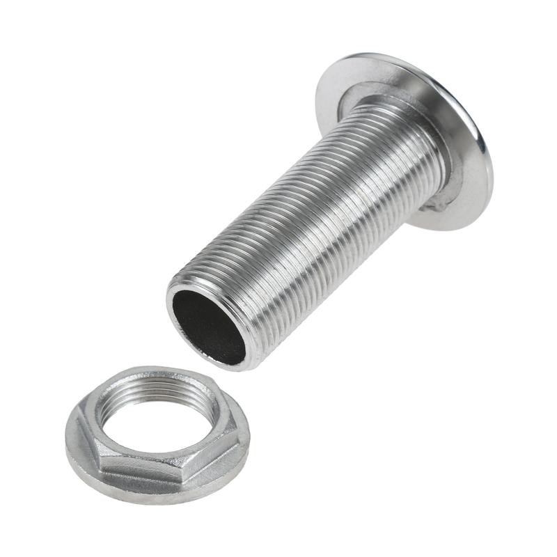 316 Stainless Steel Boat Thru Hull Fitting Connector Water Outlet Drain Hose Joint Plumbing Fittings for Yachts Marine Hardware