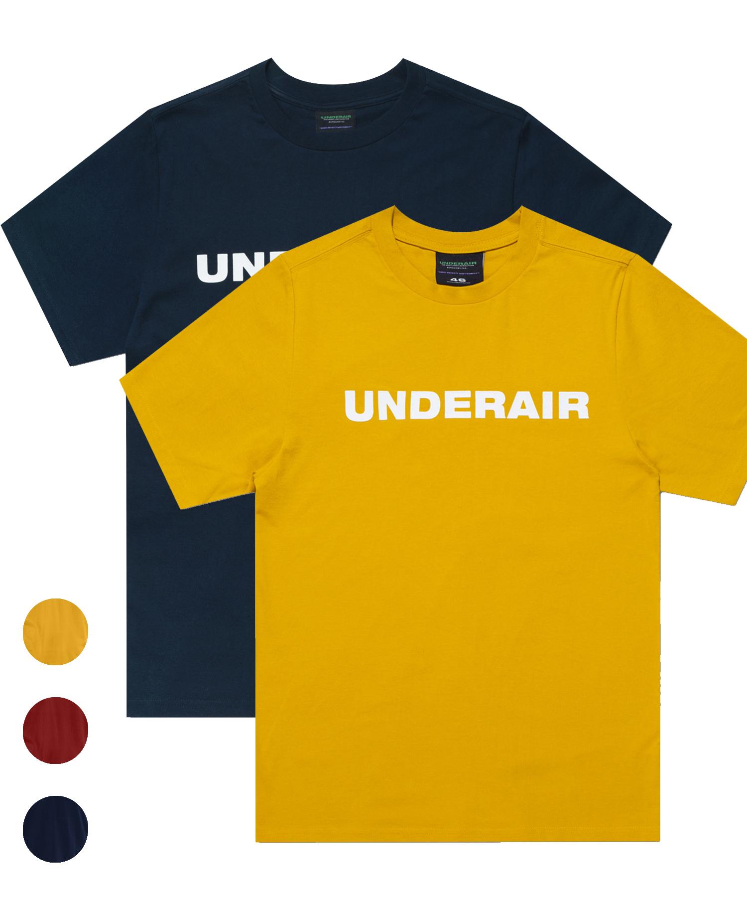 Under Air Mono Logo Half Sleeve (3 Color) Burgundy/L