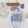 Y2K Versatile Transparent New Cute Girls 20cm Doll Bag Pocket Shoulder Crossbody Bags Simple Basic Ita Bag Student Handbag Purse