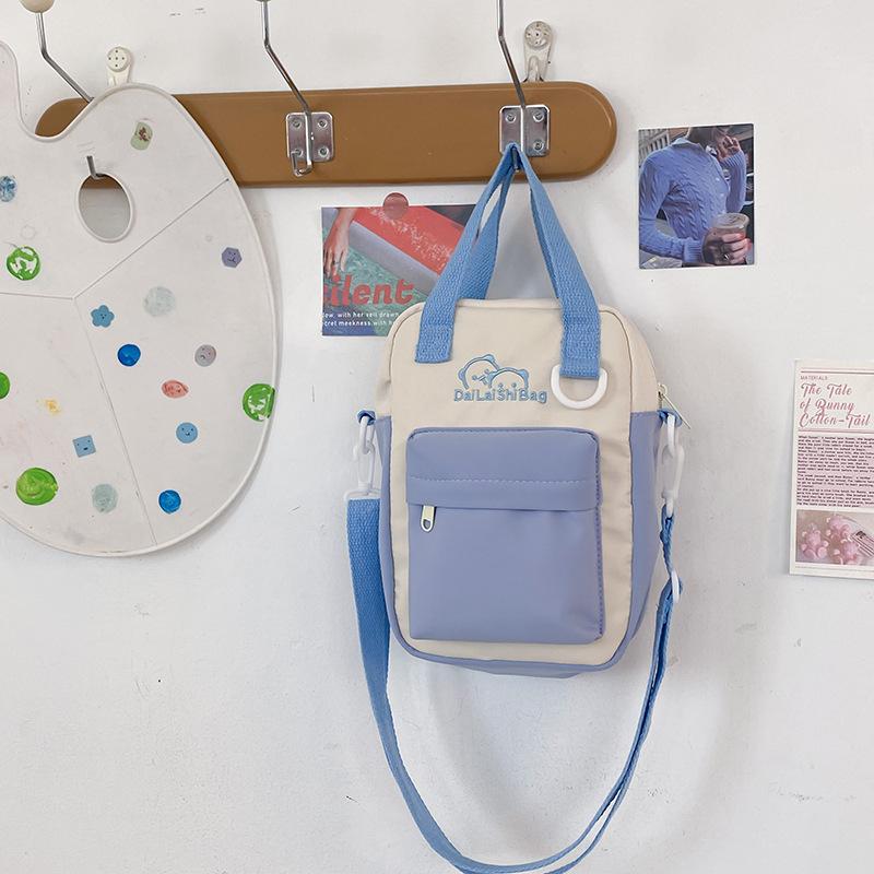 Y2K Versatile Transparent New Cute Girls 20cm Doll Bag Pocket Shoulder Crossbody Bags Simple Basic Ita Bag Student Handbag Purse