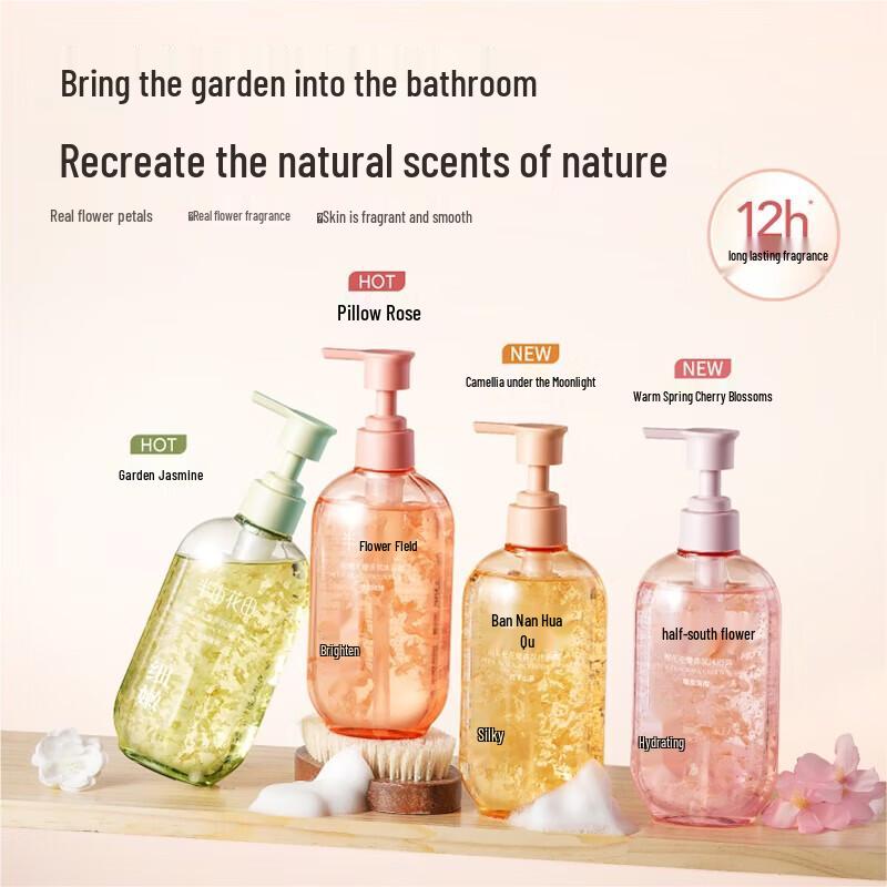 Little Dream Garden Rose Petal Moisturizing Shower Gel Duo