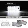 NJSBYL Xenon White LED License Plate Lights For 2013-up Kia Rondo Telluride and Hyundai Azera Santa Fe Rear Number Licence Plate LED Tag Lamps