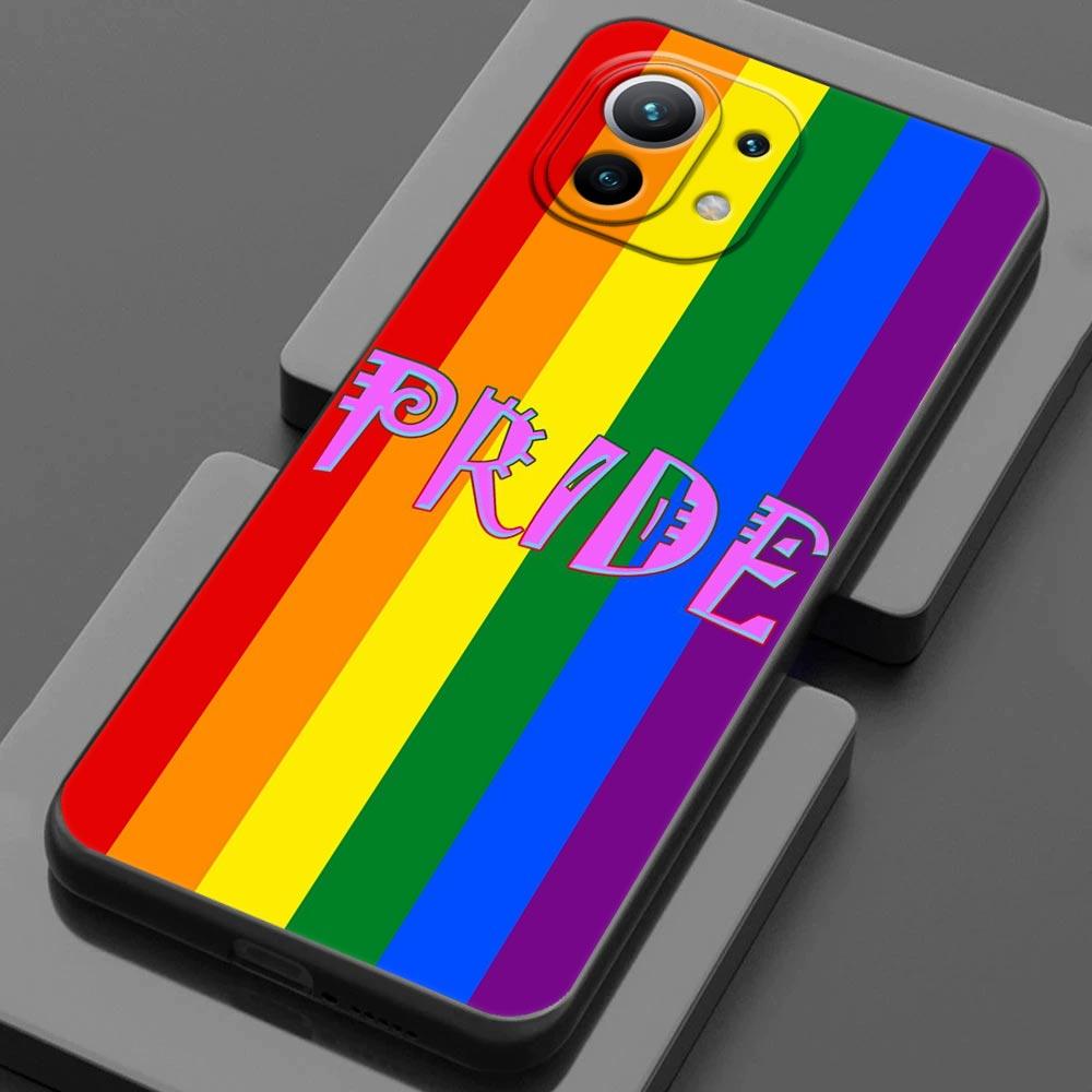 Gay Pride Flag Lesbians LGBT Rainbow For Xiaomi 15T Pro Phone Case For Mi 14T 11T 12T 13T 15 POCO M6 X6 F5 F6 F7 M7 X7 Pro Cover