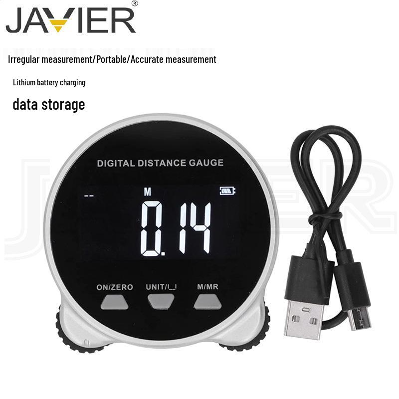 JAVIER Multifunctional Digital Caliper for Straight, Curved, Cylindrical, and Irregular Surfaces with Rolling Measurement and Digital Display