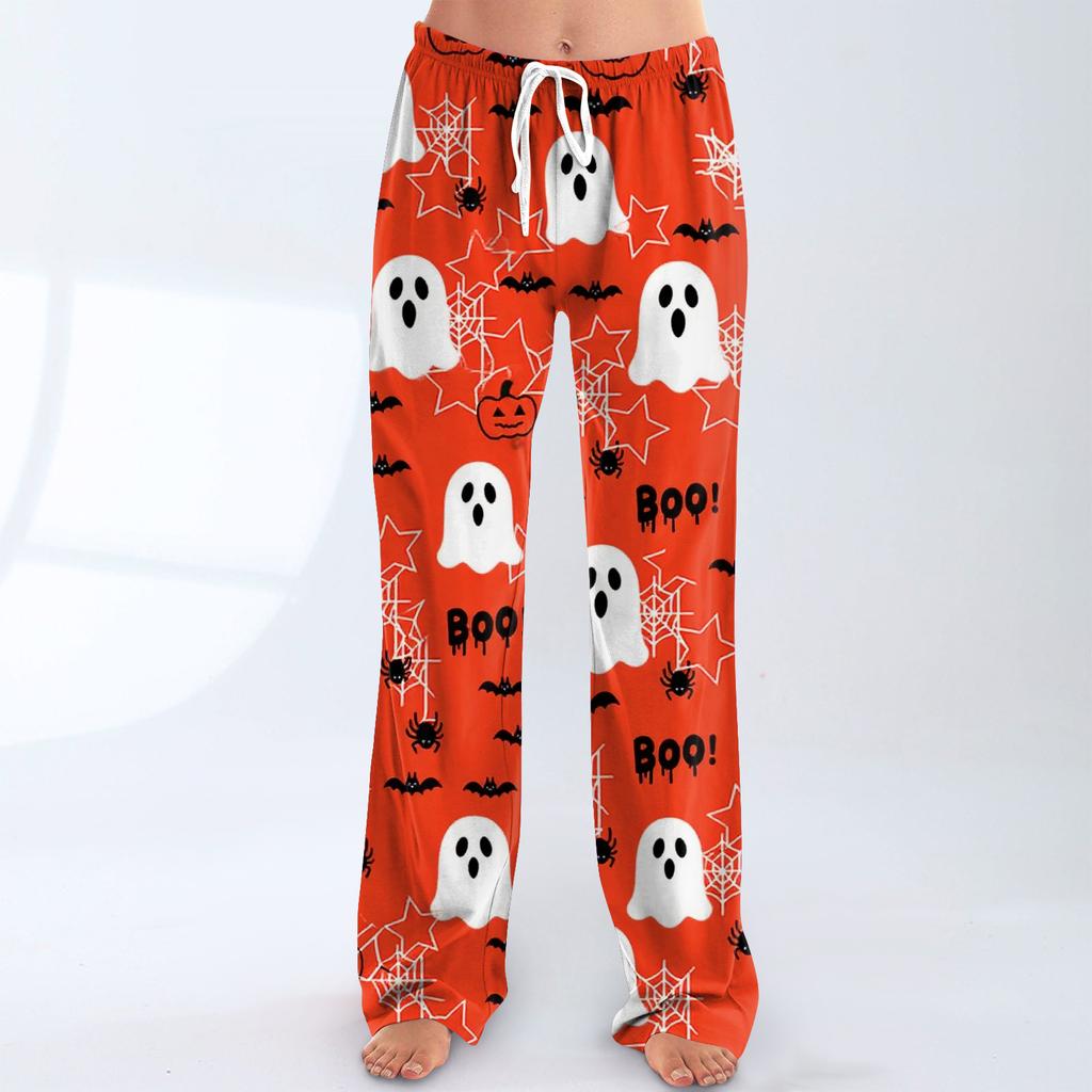 Women's Allover Printed Home Pants Sleeping Pajama Pants Long Pants Pajama Pants Yoga Pants