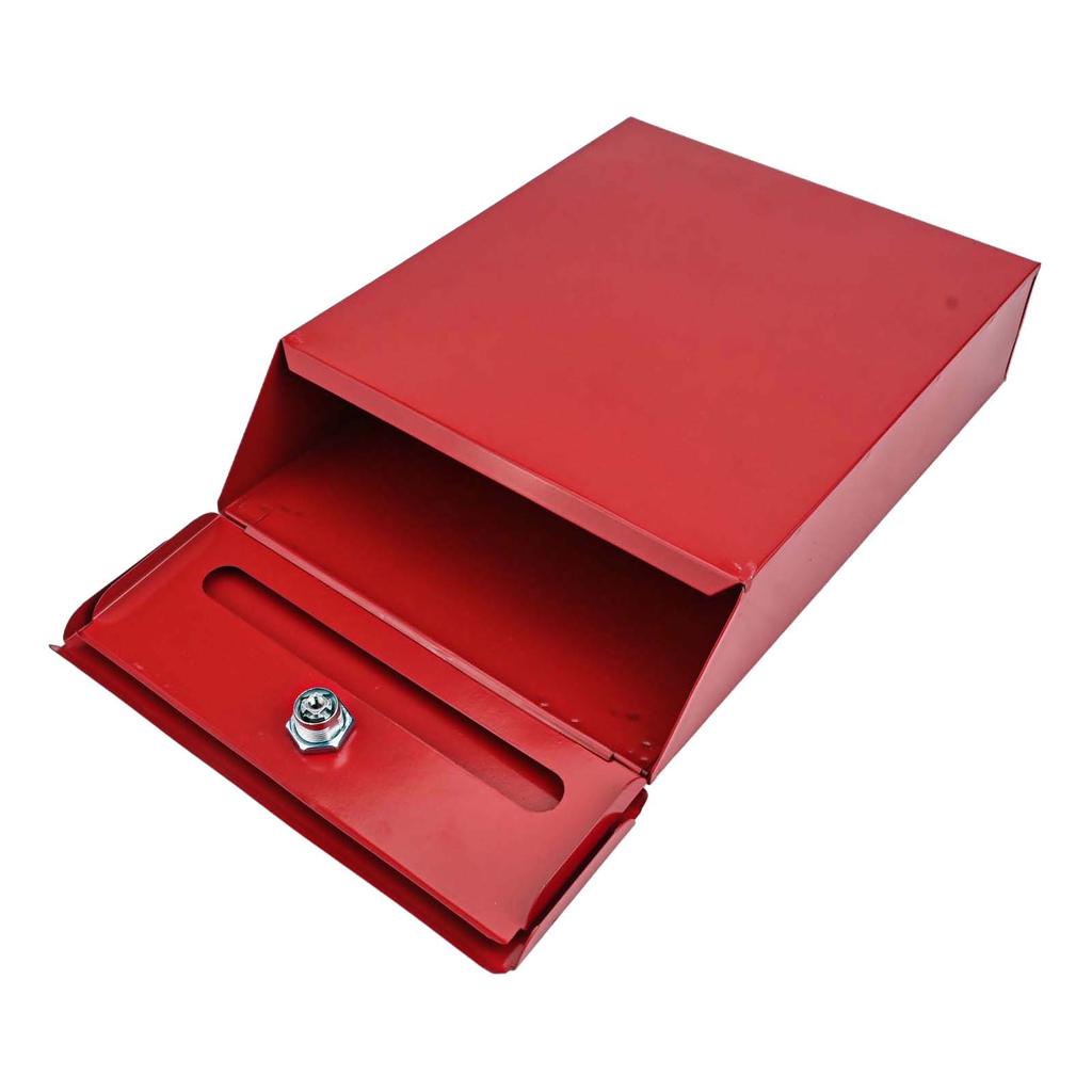 1 Pcs Iron Suggestion Box Creative Lockable Wall-Mounted Mailbox Wall Decoration With 2 Keys Waterproof Suggestion Box For Home