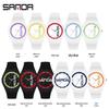 SANDA Unisex Waterproof Outdoor Sports Silicone Quartz Watch