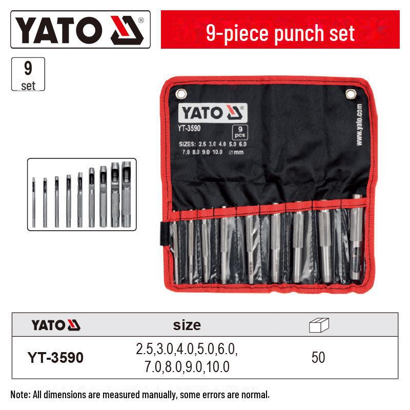 

Набор дыроколов для кожи Yiertuo (2-22мм) для ремней