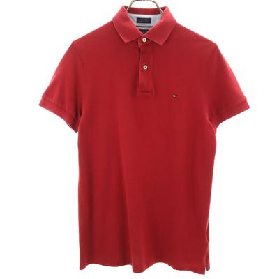Short Sleeve Custom Fit Polo Shirt XS Red Men's Used