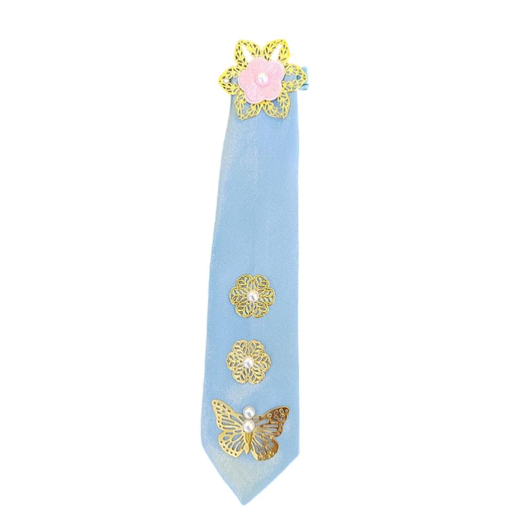Traditional Korean Yanji Headband For Women Soft And Breathable Butterfly Decors Hairband For Cultural Event Daily Wear