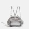 New Korean Kawaii Cat Ita Bag Cute PU Shoulder Bag Girls Transparent Pocket Harajuku Crossbody Bag Women's Fashion Backpacks