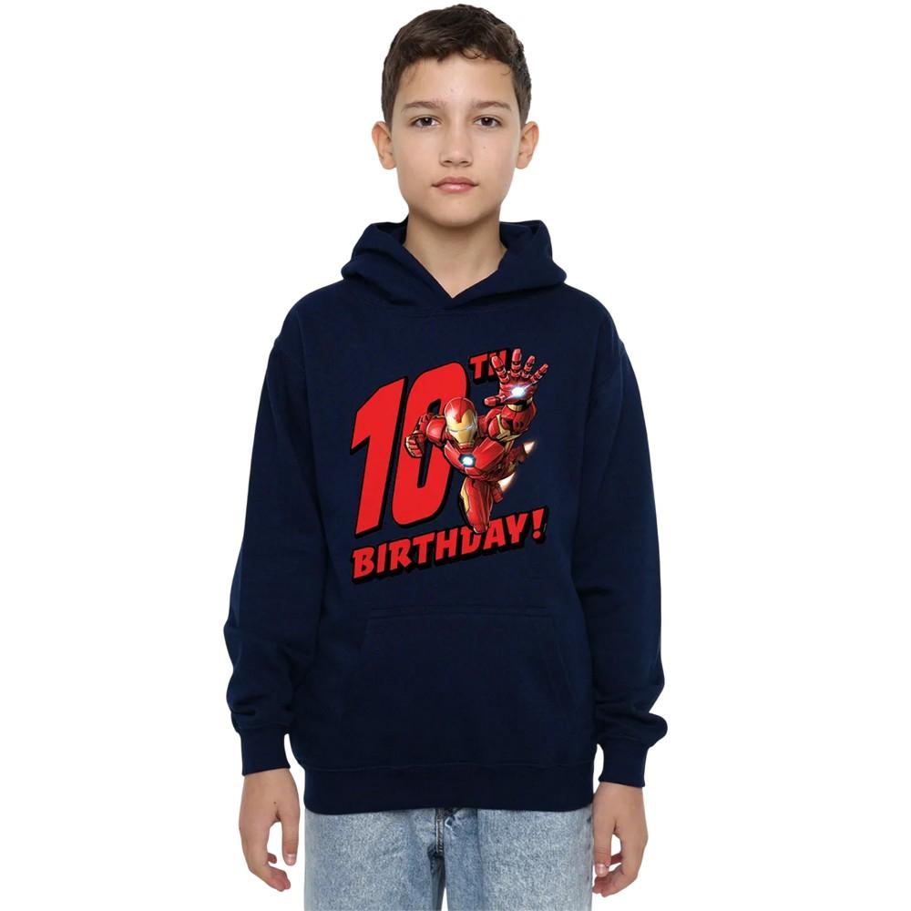 Marvel Childrens/Kids Iron Man 10th Birthday Hoodie