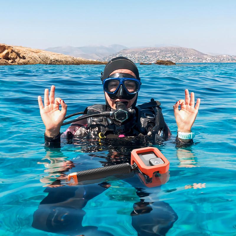 For Gopro 11 10 9 Accessories Waterproof Diving Floating Floaty Case Frame Surfing Foam Float For Go Pro Hero Accessories
