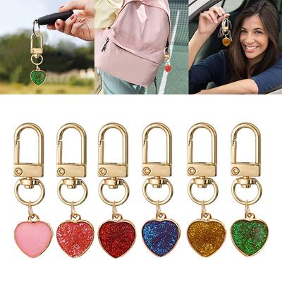 1PC Charm Bag-Charm Keychain Secure-Holding Enamel Rust-Resistant Gift Durable Alloy Daily-Use- Heart Lightweight