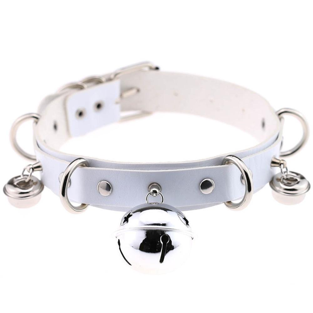 Handmade Trendy Punk Leather Choker Necklace Gothic Collar Costume Jewelry