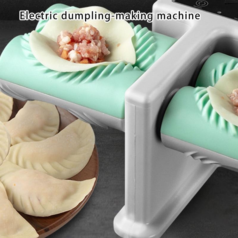 Macchina Elettrica Automatica per Ravioli a Doppia Testa Stampo Set Rapido per Ravioli Domestico Macchina Elettrica per Ravioli