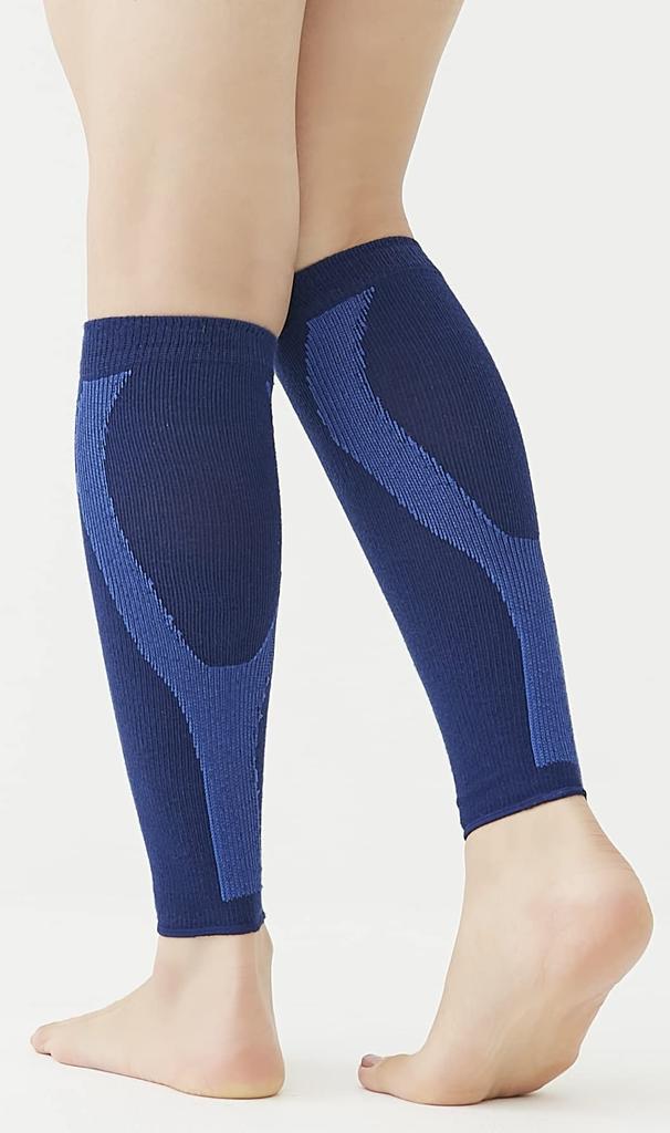 Mainichi wo Ashi Stunt Wadenstütze 2 Stück Marineblau