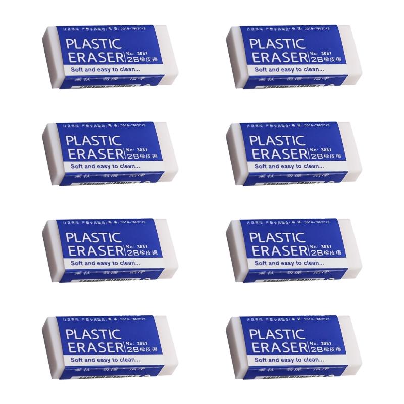 8/48Pcs Artist Art Erasers Ergonomic Grip Oversized Rubber Erasers Set For Student Artist Drawing Sketching Drafting