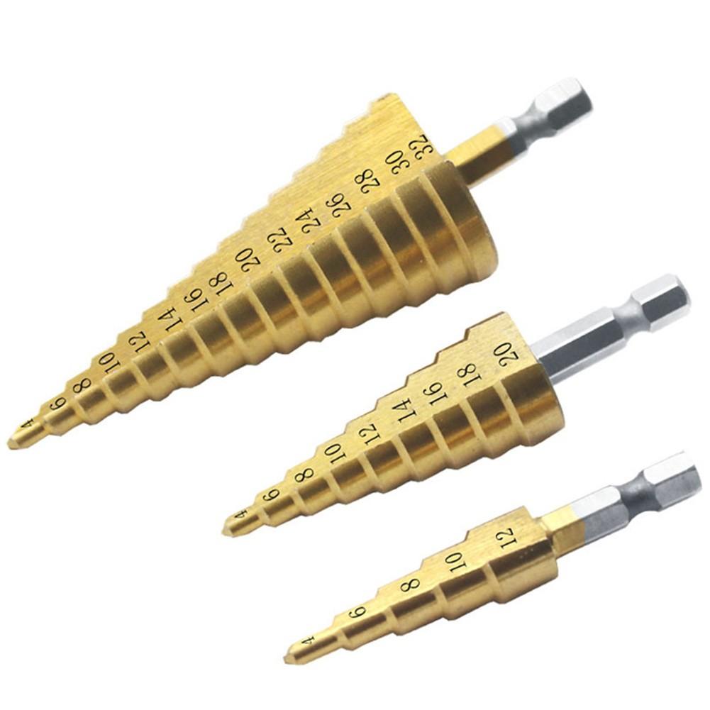 Groove Cutting Step Drill Bit Hole Reaming Metal Construction