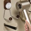 Suction Cup Hair Dryer Holder Wall Mounted Blow Dryer Hanger Removable Hair Dryer Hook for Space-Saving Bathroom