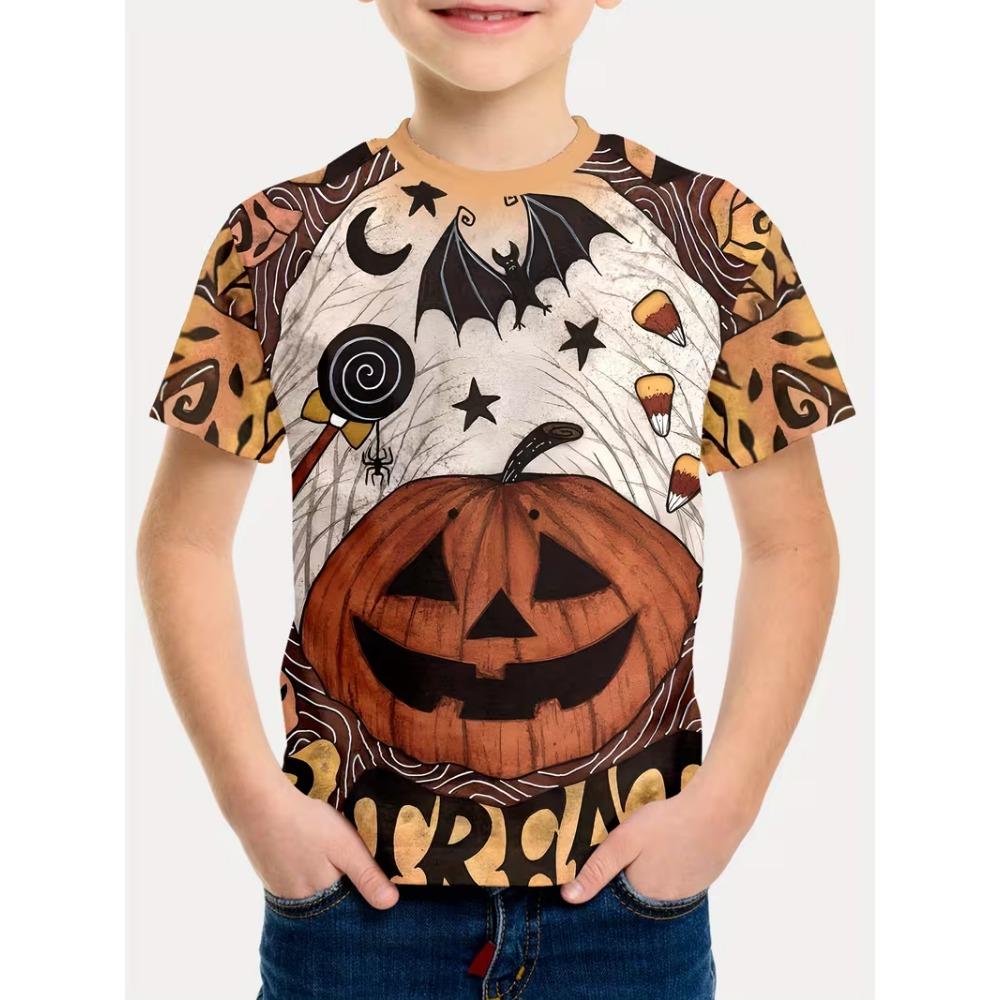 

Men s children s casual loose-fitting T-shirt 100 cm