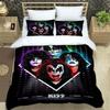 KISS Rock Band Bedding Set,Single Twin Full Queen King Size,KISS Music Bed Set Kid Bedroom Bedding Sets