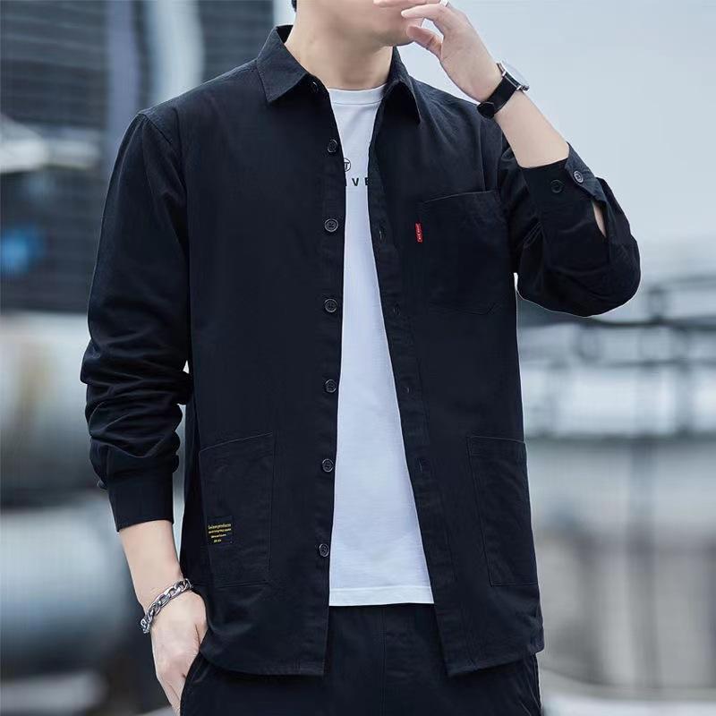 Cămăși de lucru cu mânecă lungă, Jachete bărbătești, Cămăși casual de primăvară și toamnă, Bluze bărbătești, Bluze bărbătești