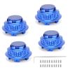 4pcs 3in Wheel Center Hub Caps Aluminum Alloy Covers 7PP601149A Replacement Accessory
