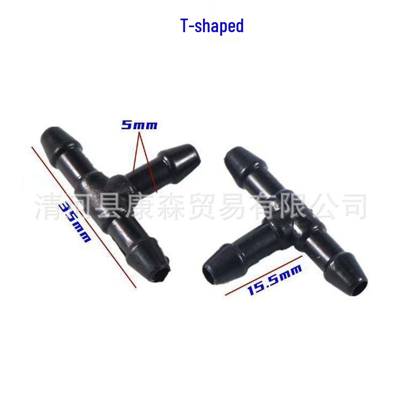 Car Wiper Water Sprayer Angled Tee Hose Connector Y-Joint