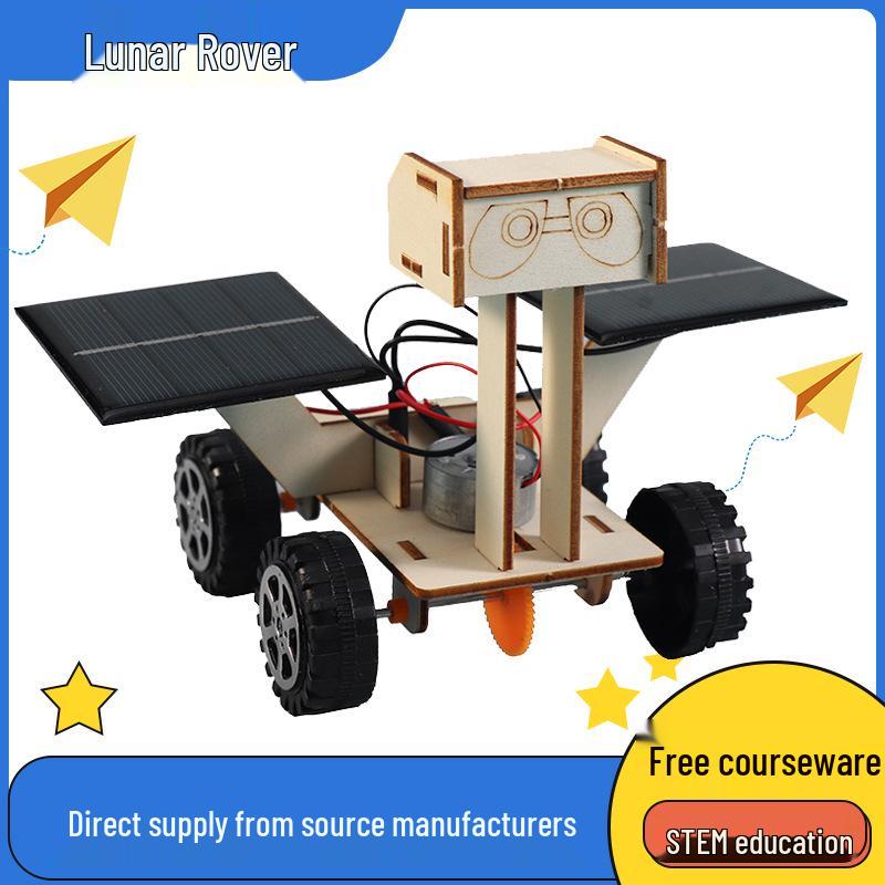 DIY Solar Rover Kit for Ages 7-14: Handmade STEAM Education Toy