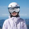 Adjustable Ski Helmet With Integrated Goggle Adults Winter Sports Safety Gear