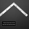 Set di righelli in acciaio ispessito: Righello Dritto 15cm-2m per Disegno & Disegno Tecnico, Spedizione Gratuita