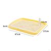 Dog Potty Training Tray, Removable Cat Litter Box, Reusable Box with Mesh Grids for Small